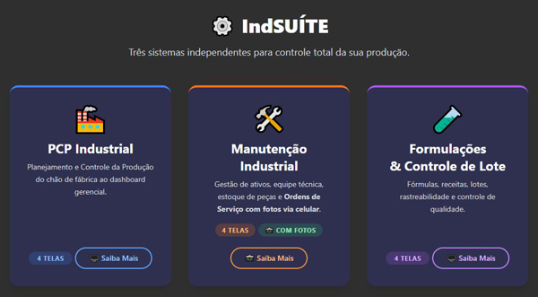IndSuite - Sistemas Industriais